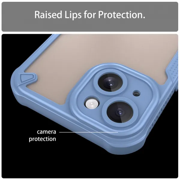 ArmorShield Hybrid Kryt, iPhone 15, modrý