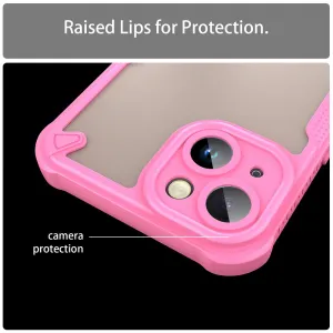ArmorShield Hybrid Case, iPhone 14, ružový