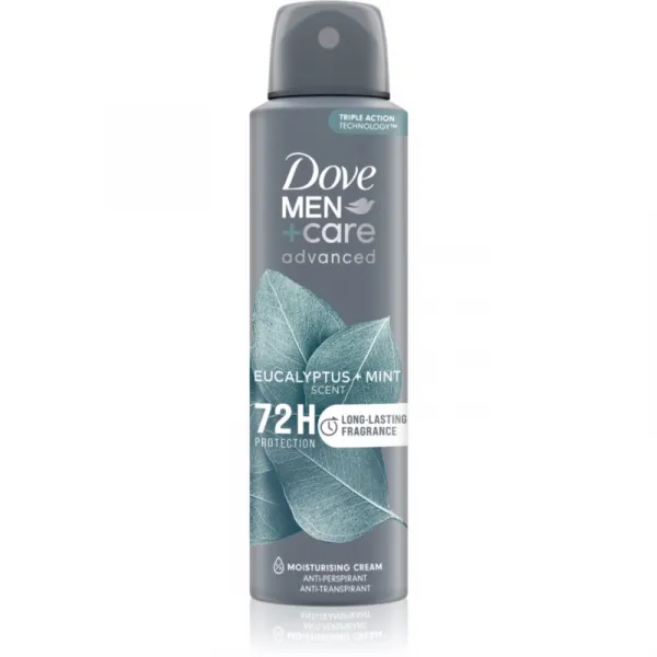Dove Men+Care Advanced Eucalyptus + Mint Scent antiperspirant sprej pre mužov 150 ml 1ks
