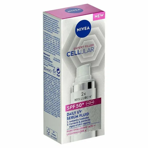 Nivea Cellular Expert Filler Denné UV sérum fluid OF 50+ 30 ml 1ks