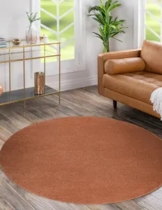 Koberec SOFTY terakota kruh