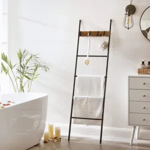 5-úrovňový rebríkový stojan na uteráky LLS016B01