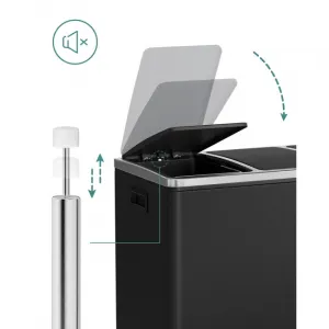 Recyklačný odpadkový kôš LTB54BK