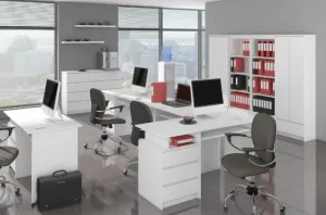 Ak furniture Komoda Kuba 120 cm biela