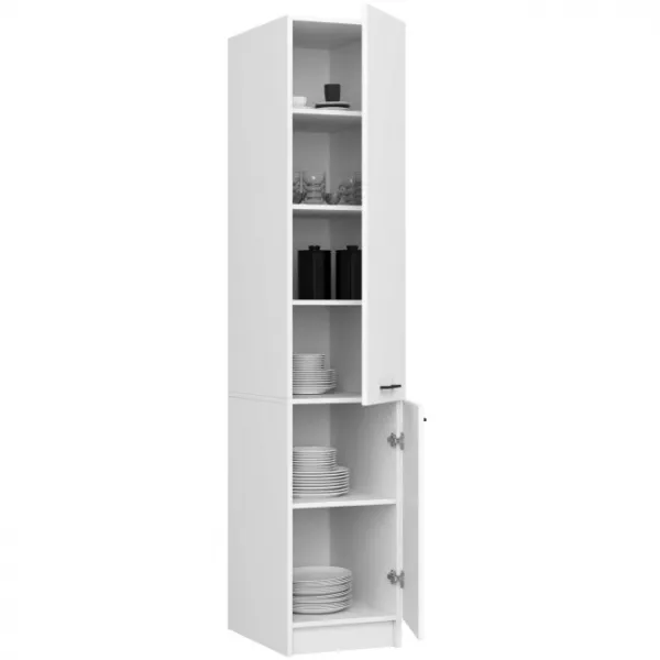 Ak furniture Kuchyňská skříňka OLIVIE 40x205 cm bílá mat