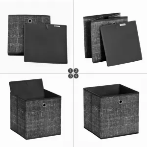 Set stohovateľných boxov RFB006B01 (6 ks)