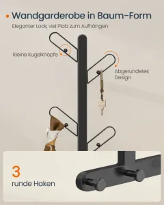 Set dvoch nástenných vešiakov RCR036B01