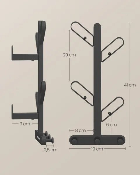 Set dvoch nástenných vešiakov RCR036B01