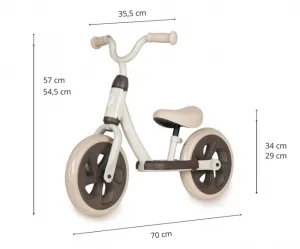 QPLAY Odrážadlo Trainer Beige, vek 2-4 roky