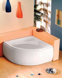 POLYSAN - SIRIUS rohová vaňa 130x130x45cm, biela 49111