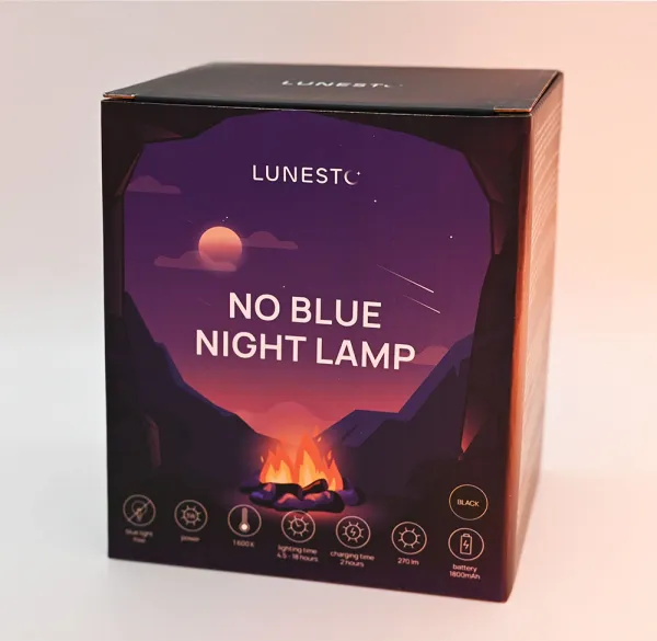 LED Lampička na čítanie bez modrej zložky Farba: Čierna