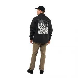 HORSEFEATHERS Bunda Chuck - distort BLACK velikost M