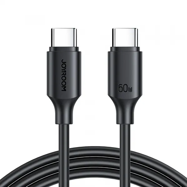 Joyroom A9 kábel USB-C - USB-C, PD, QC, 60W, 3A, 1m, čierny