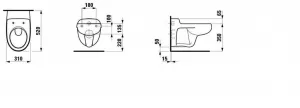 Laufen Florakids - Závesné WC, 520 mm x 310 mm, biela H8200310000001