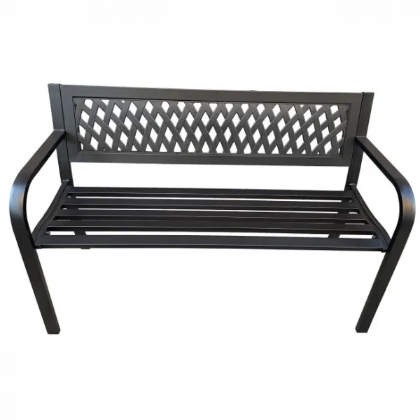 Ak furniture Zahradní lavička KALIA černá