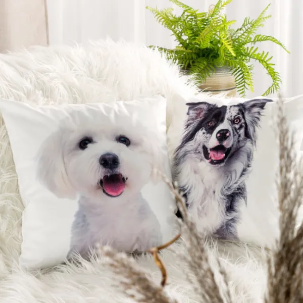 Obliečka na vankúš ANIMAL 77 biela / čierna