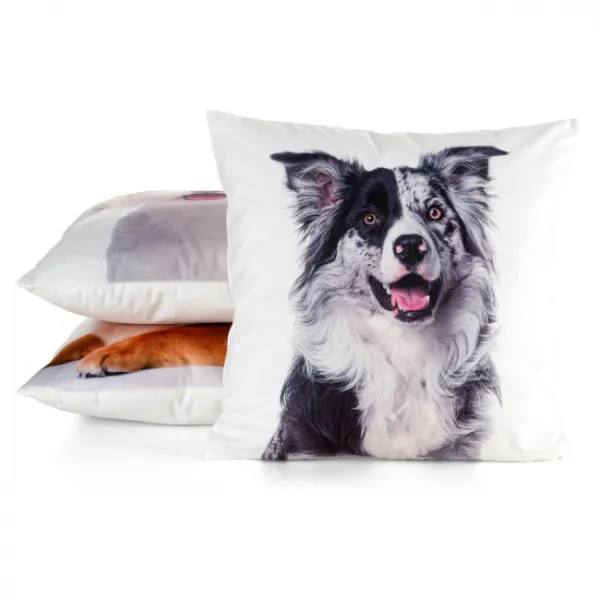Obliečka na vankúš ANIMAL 77 biela / čierna