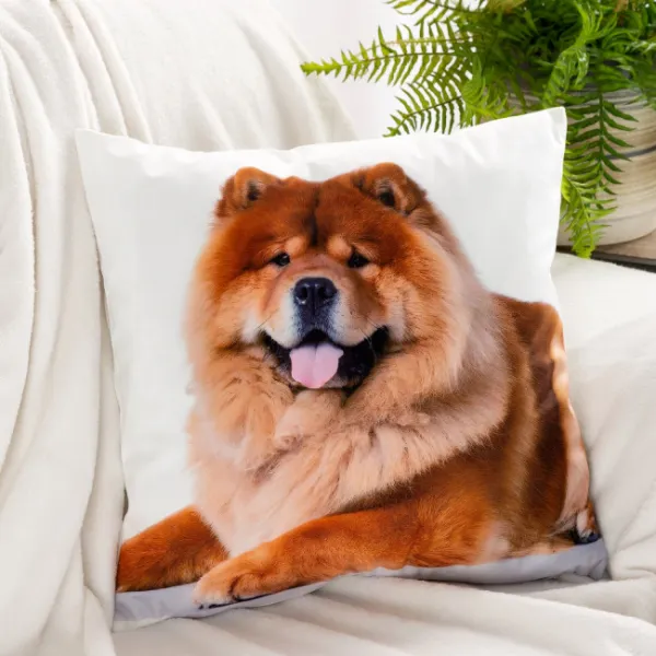Obliečka na vankúš ANIMAL 73 biela / svetlohnedá