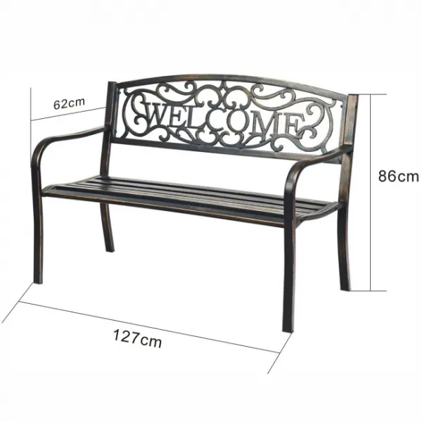 Ak furniture Zahradní lavička IRYS béžová