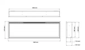 Dimplex Ignite EVOLVE 60" ECO LED - elektrický krb