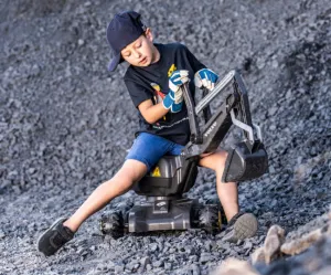 MILLY MALLY Detský bager Rolly Toys Digger Volvo