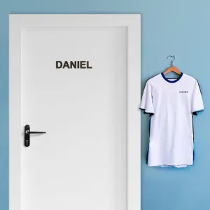 Vlastný nápis / text na dvere z dreva