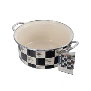 Kastról smalt ŠACHOVNICA Lem 3 l