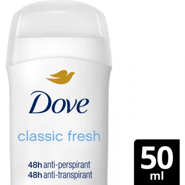 Dove Classic Fresh tuhý antiperspirant 50 ml 1ks