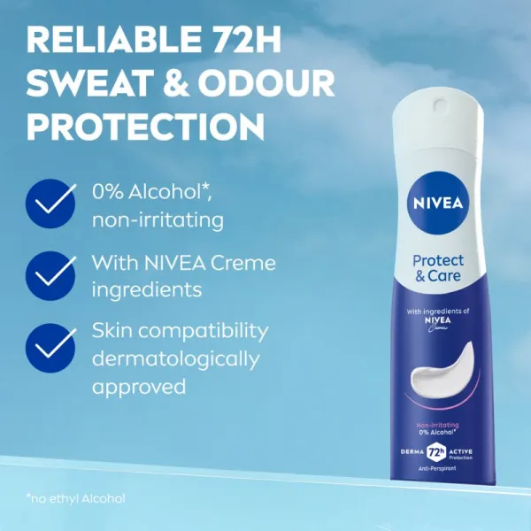 NIVEA Protect & Care antiperspirant v spreji 200 ml