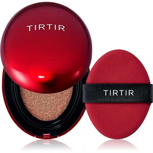 TIRTIR Mask Fit Red Cushion Mini dlhotrvajúci make-up v hubke odtieň 34C Amber 4.5 g