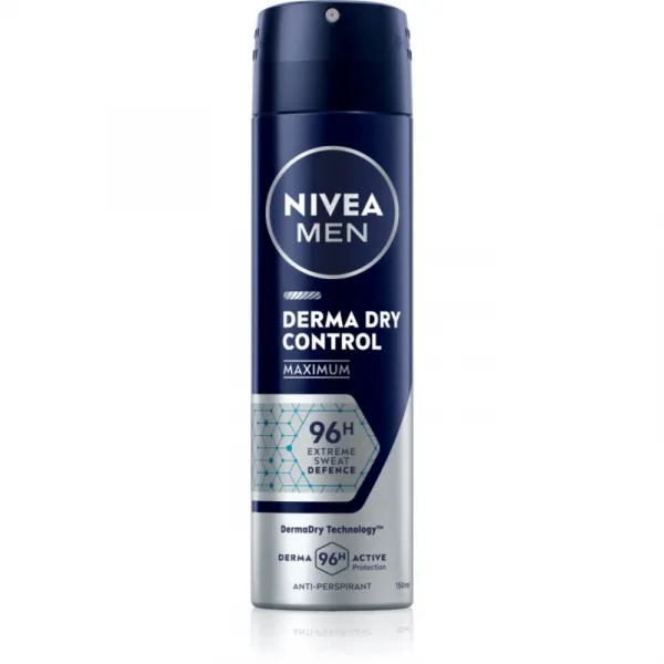 NIVEA MEN Derma Dry Control antiperspirant v spreji 150 ml