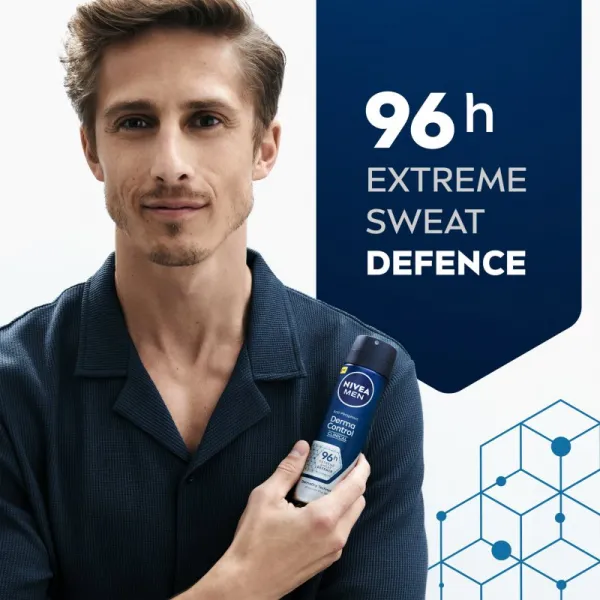 NIVEA MEN Derma Dry Control antiperspirant v spreji 150 ml