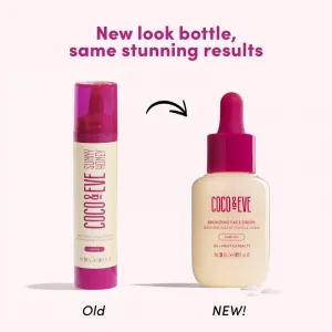 Coco & Eve Sunny Honey Bronzing Face Drops samoopaľovacie kvapky na tvár Medium Glow (new) 30 ml