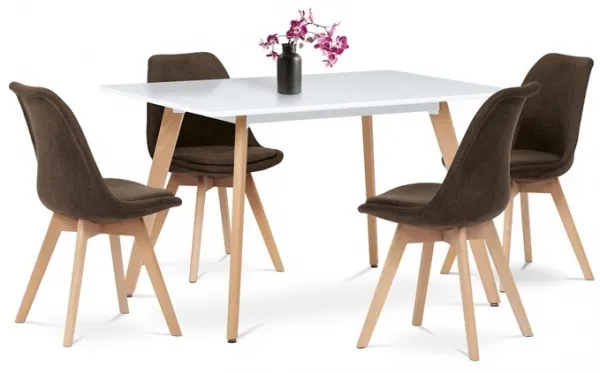 AUTRONIC jedálenská stolička CT-751 BR2 hnedá