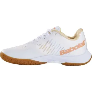 Babolat SHADOW TOUR 5 W Dámska bedmintonová obuv, biela, veľkosť 41