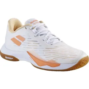 Babolat SHADOW TOUR 5 W Dámska bedmintonová obuv, biela, veľkosť 41