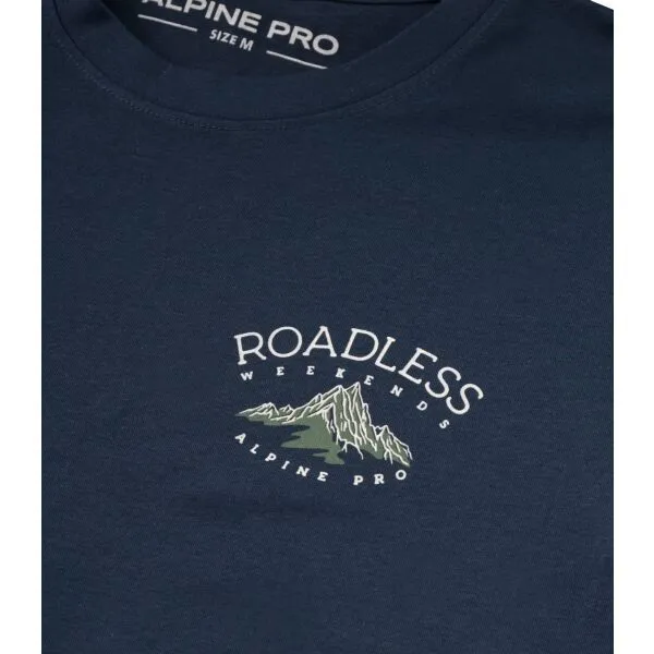 ALPINE PRO MERES Pánske tričko, tmavo modrá, veľkosť