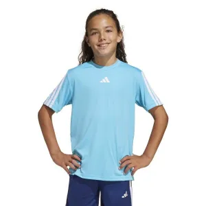 adidas JERSEY ESSENTIALS LOGO KIDS Detské tréningové tričko, svetlomodrá, veľkosť