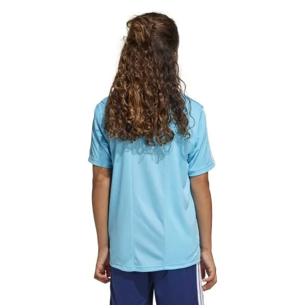 adidas JERSEY ESSENTIALS LOGO KIDS Detské tréningové tričko, svetlomodrá, veľkosť