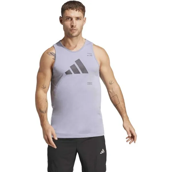 adidas TANK TOP Pánske tielko, sivá, veľkosť