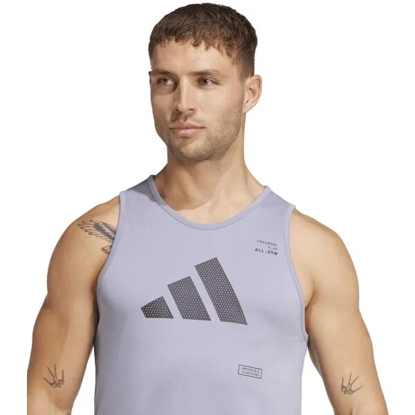 adidas TANK TOP Pánske tielko, sivá, veľkosť