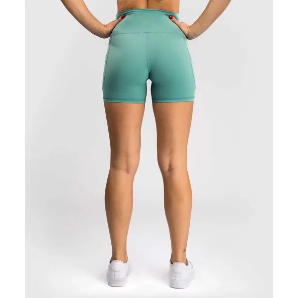 Venum ESSENTIAL WOMEN'S BIKE SHORTS Dámske kraťasy, zelená, veľkosť