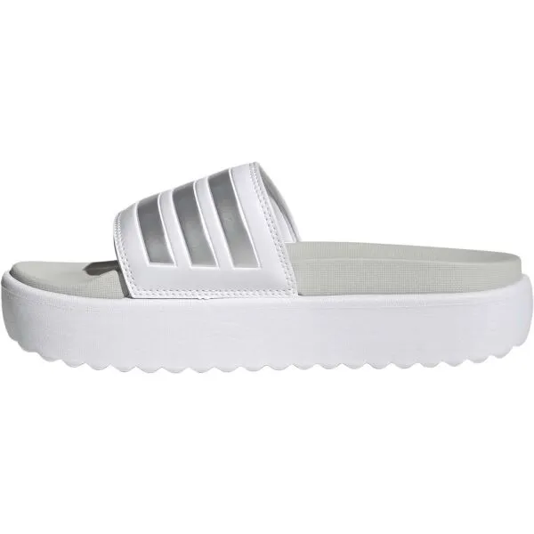 adidas ADILETTE PLATFORM Dámske šľapky, biela, veľkosť 38