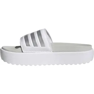 adidas ADILETTE PLATFORM Dámske šľapky, biela, veľkosť 38