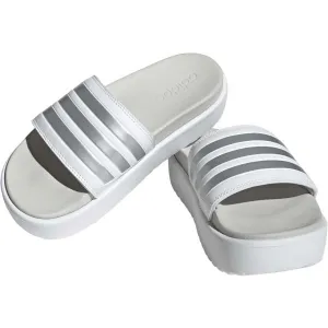 adidas ADILETTE PLATFORM Dámske šľapky, biela, veľkosť 38