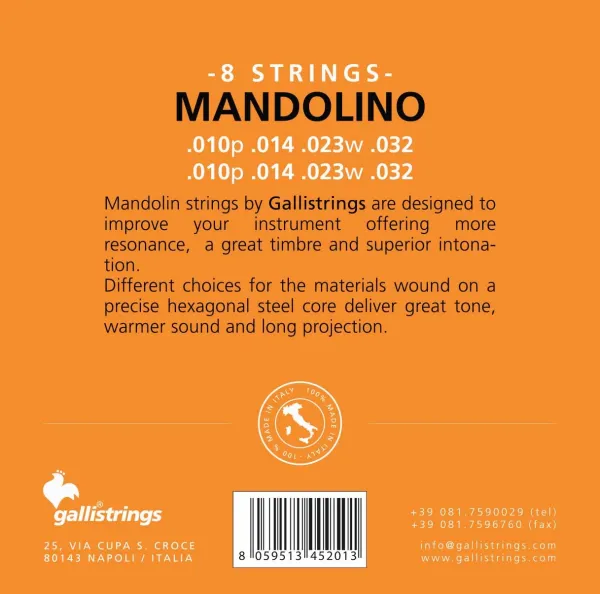 Galli M158  Mandolino Silverplated