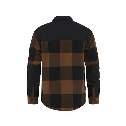 HORSEFEATHERS Technická bike košeľa Prom - coffee/red BROWN velikost S