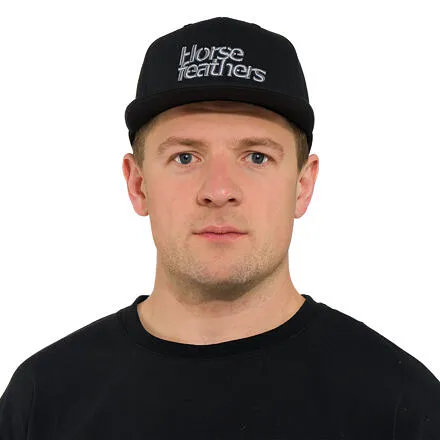 HORSEFEATHERS Šiltovka Rise - black BLACK