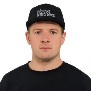 HORSEFEATHERS Šiltovka Rise - black BLACK