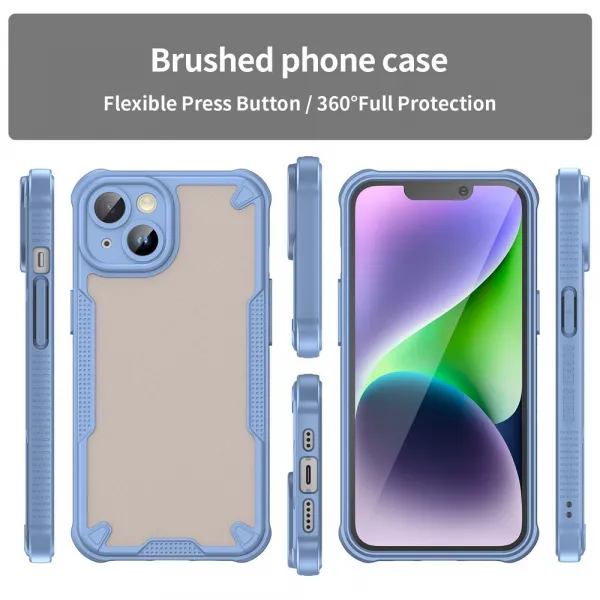 ArmorShield Hybrid Kryt, iPhone 14, modrý